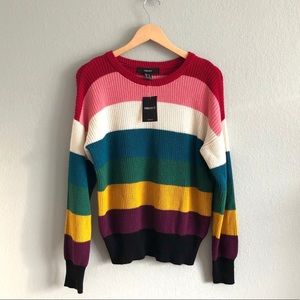 *SOLD* NWT Forever21 Chunky Stripe Sweater